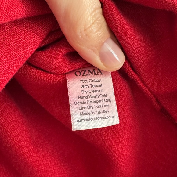 Ozma Zip Popover, Broken Twill, Tomato XS/S - Picture 6 of 6